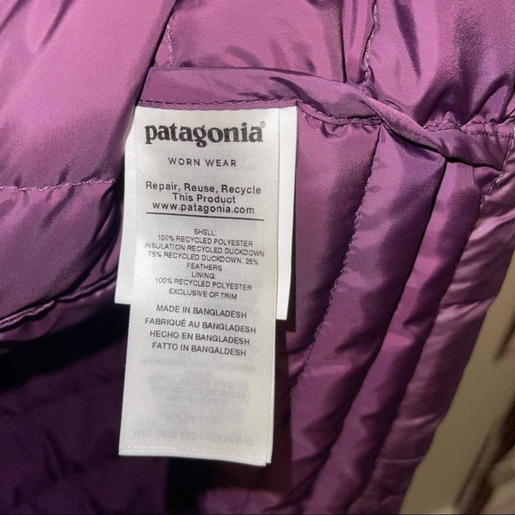 Patagonia Woman Down Jacket Size L - Picture 6 of 6